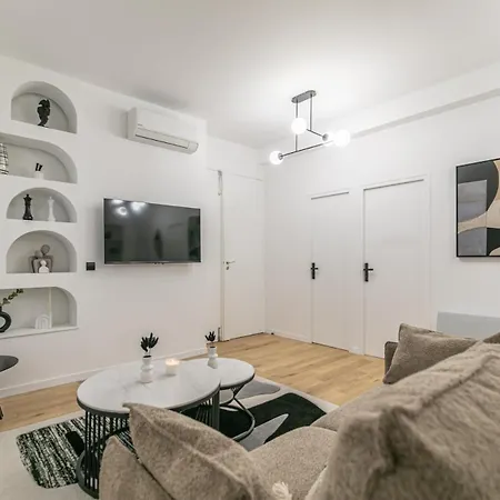 Appartement Mba - Felix Faure Luxury Proche Tour Eiffel